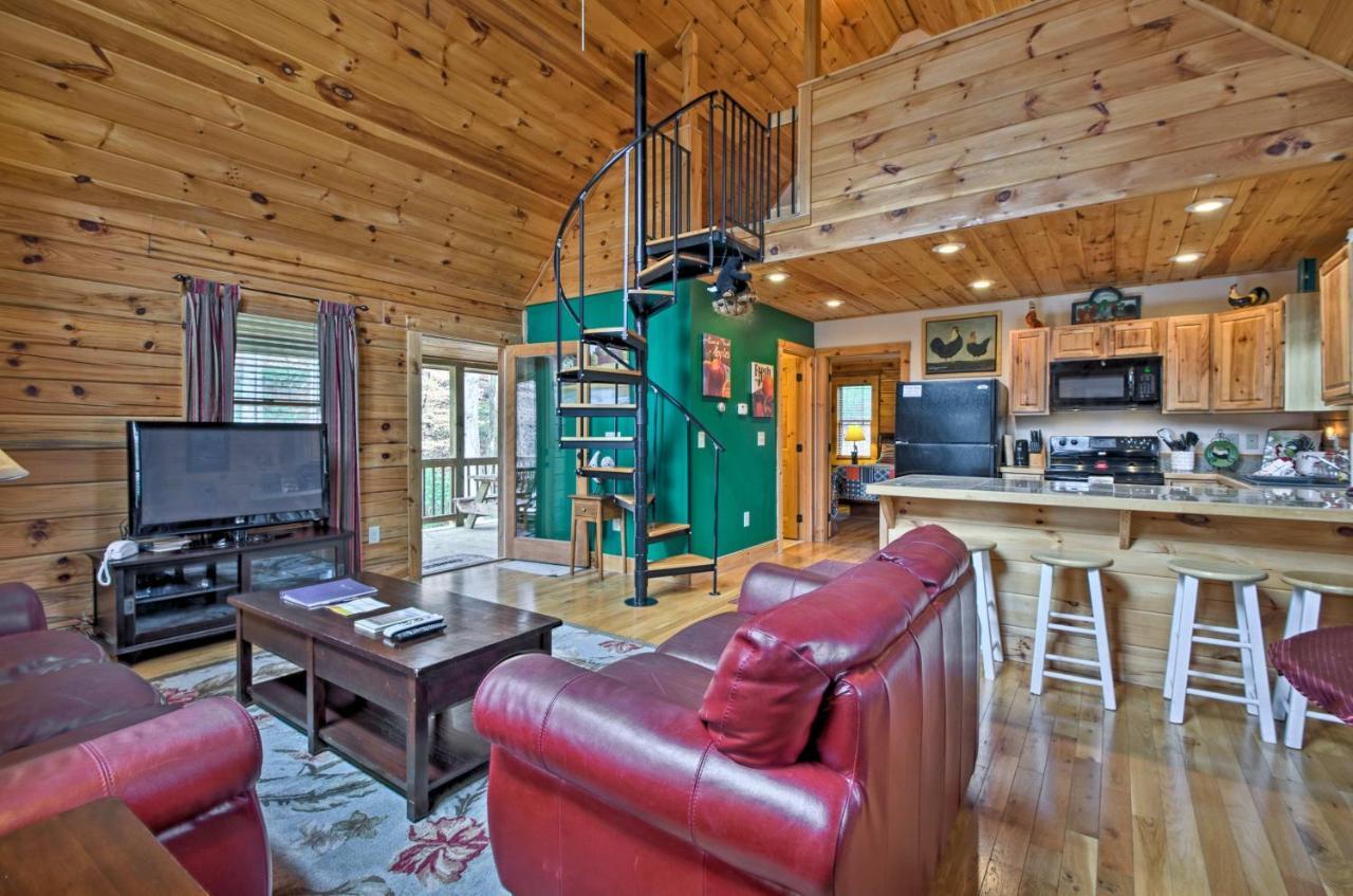 Bryson City Vacation Rental With Hot Tub And Fire Pit! المظهر الخارجي الصورة